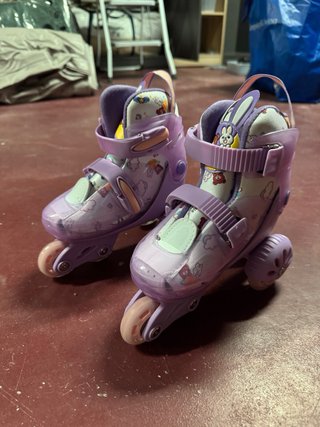 Patines infantiles color lila