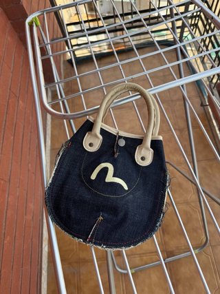 Bolso Evisu Denim Japonese Vintage