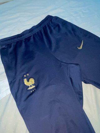 Pantalón largo Nike Francia azul y dorado