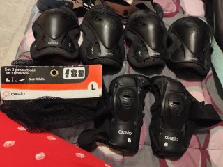 Set de Protecciones Oxelo Talla L