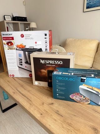 Pack Robot Cocina, Cafetera y Tostadora