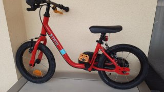 Bicicleta Infantil Btwin 14 Pulgadas Roja