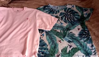 Lote 2 Camisetas Mujer Talla L
