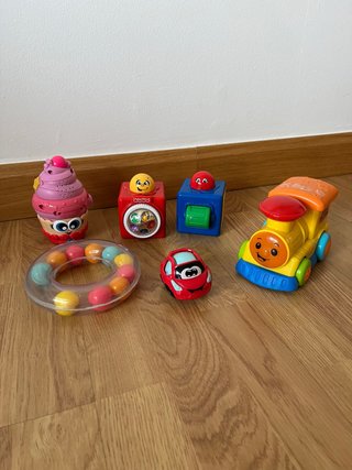 Lote de 6 juguetes para bebé