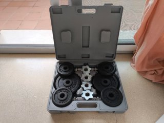 Juego de Mancuernas 18kg