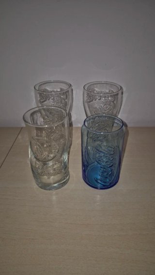 Set di 4 bicchieri collezione Coca-Cola