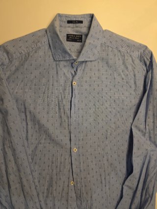 Camisa Sfera Men Azul Talla L