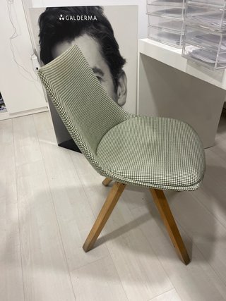 Silla con Tapizado Estampado