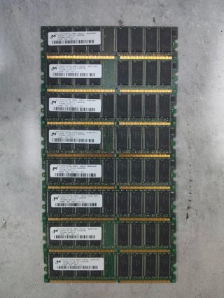 8 Módulos Memoria RAM DDR 400 Apple
