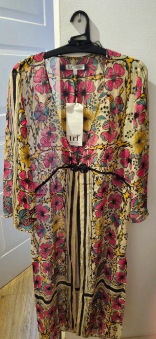 Kimono Zara TRF Estampado Floral