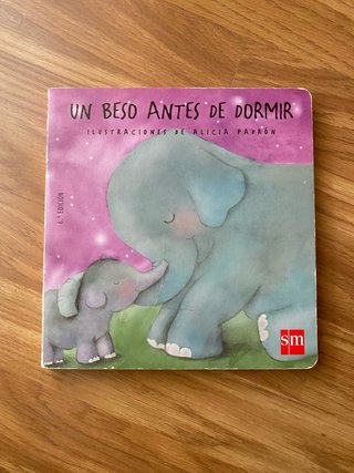 Libro infantil un beso antes de dormir