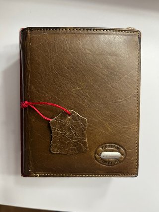 Monedero de Cuero Yingdeni Marrón
