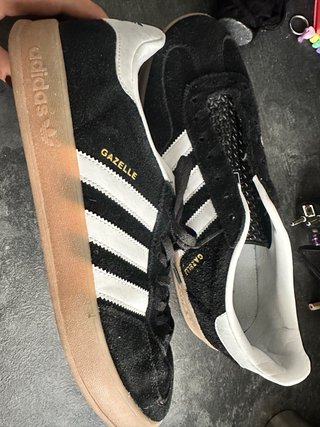 Zapatillas Adidas Gazelle Negro y Blanco