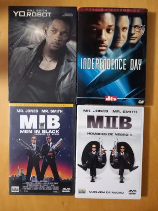 Pack 8 Películas Will Smith en DVD