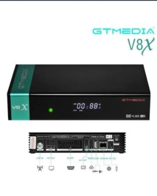 Receptor Satélite GT Media V8X