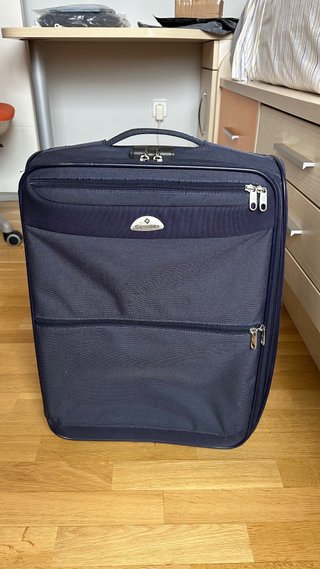 Trolley de cabina Samsonite azul