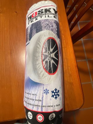 Cadenas textiles para coche. Sin estrenar