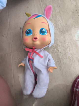 Muñeco Bebé Llorón Unicornio