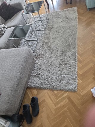 Tappeto in pelo lungo 230 x 160 cm