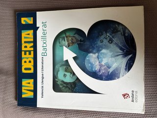 Libro Valencià, llengua i literatura 1batx