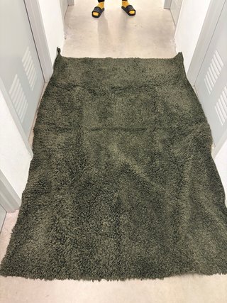 Alfombra de Interior Verde Oliva