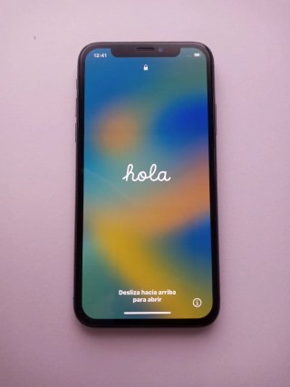 iPhone X trasera rajada