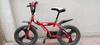 Bicicleta Infantil 16 pulgadas Dino Bikes Roja
