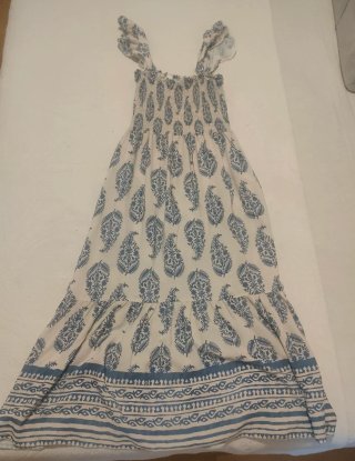 Vestido largo de verano estampado