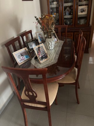Mesa de Comedor con 6 Sillas