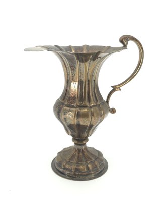 Antica Brocca Versatoio Bronzo Argentato 700 XVIII