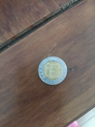 Moneda Mexicana de 5 Pesos
