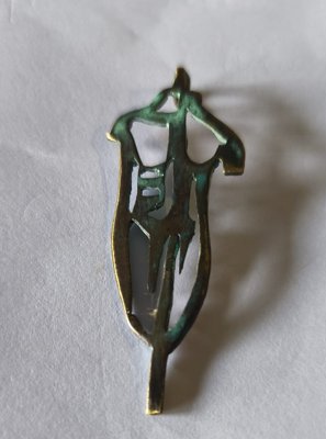 Colgante de Bronce Busto Moderno