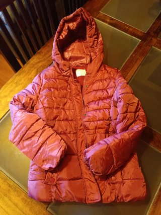 Abrigo acolchado para niña talla 11/12