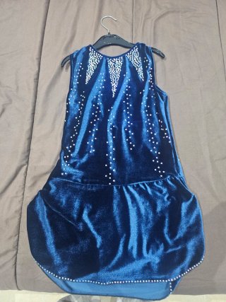 Malla de Patinaje Artístico Azul