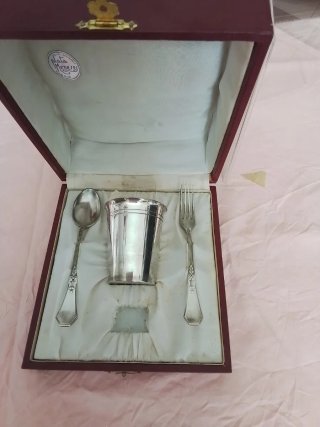 Juego de Bautizo Plata Meneses