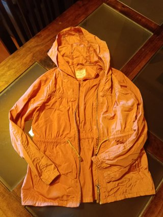 Chubasquero Naranja Zara Kids Talla 10