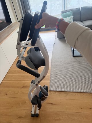 Bicicleta estática plegable