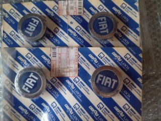 4 Tapabujes Centro de Llanta FIAT 49mm