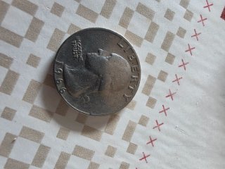 Moneda Quarter Dólar 1966