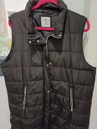 Chaleco Acolchado Negro MYN Talla XXL