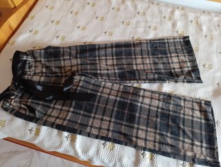 Pantalón Ancho de Invierno Estampado