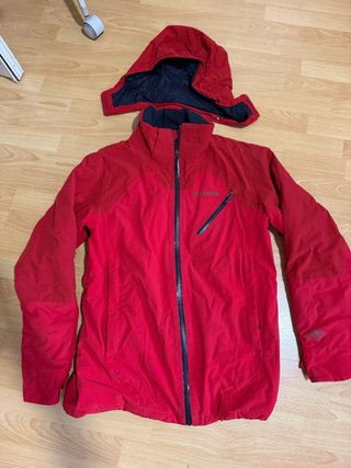 Chaqueta de nieve Columbia roja Talla M