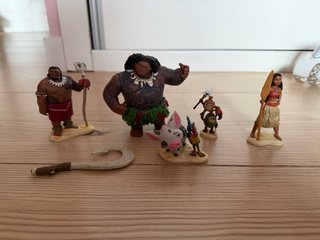 Set de 6 Figuras de Vaiana
