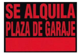 Alquilo plaza de garaje