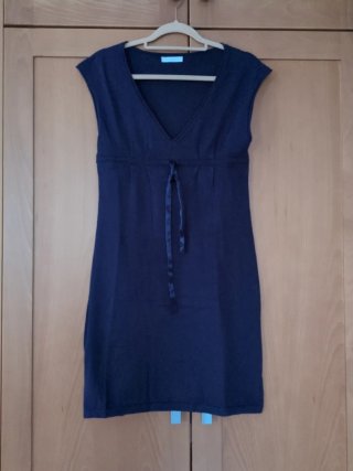 Vestido de punto morado