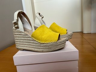 Sandalias con plataforma JustFab talla 38