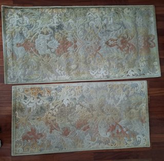 Juego de 2 Alfombras Estampadas 60x122 cm