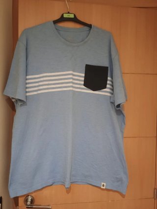 Camiseta Cortefiel Azul Talla XXXL
