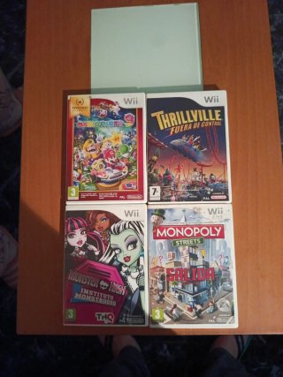 4 Juegos para Nintendo Wii