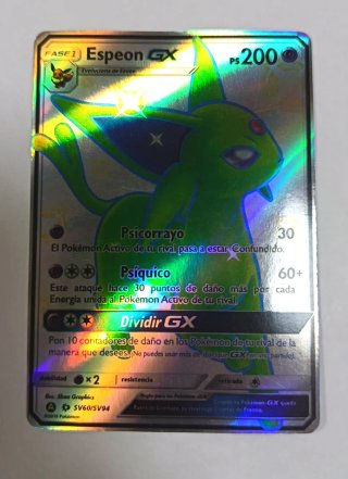 Carta Pokémon Espeon GX